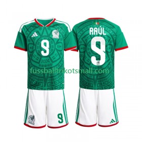 Fußballtrikots Mexiko Raul Jimenez 9 World Cup Kinder 2026 Kurzarm Heimtrikotsatz kaufen